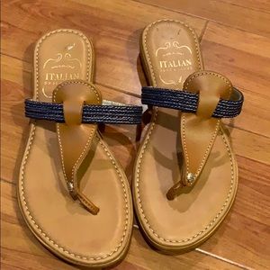 Italian shoemakers size 6 sandals